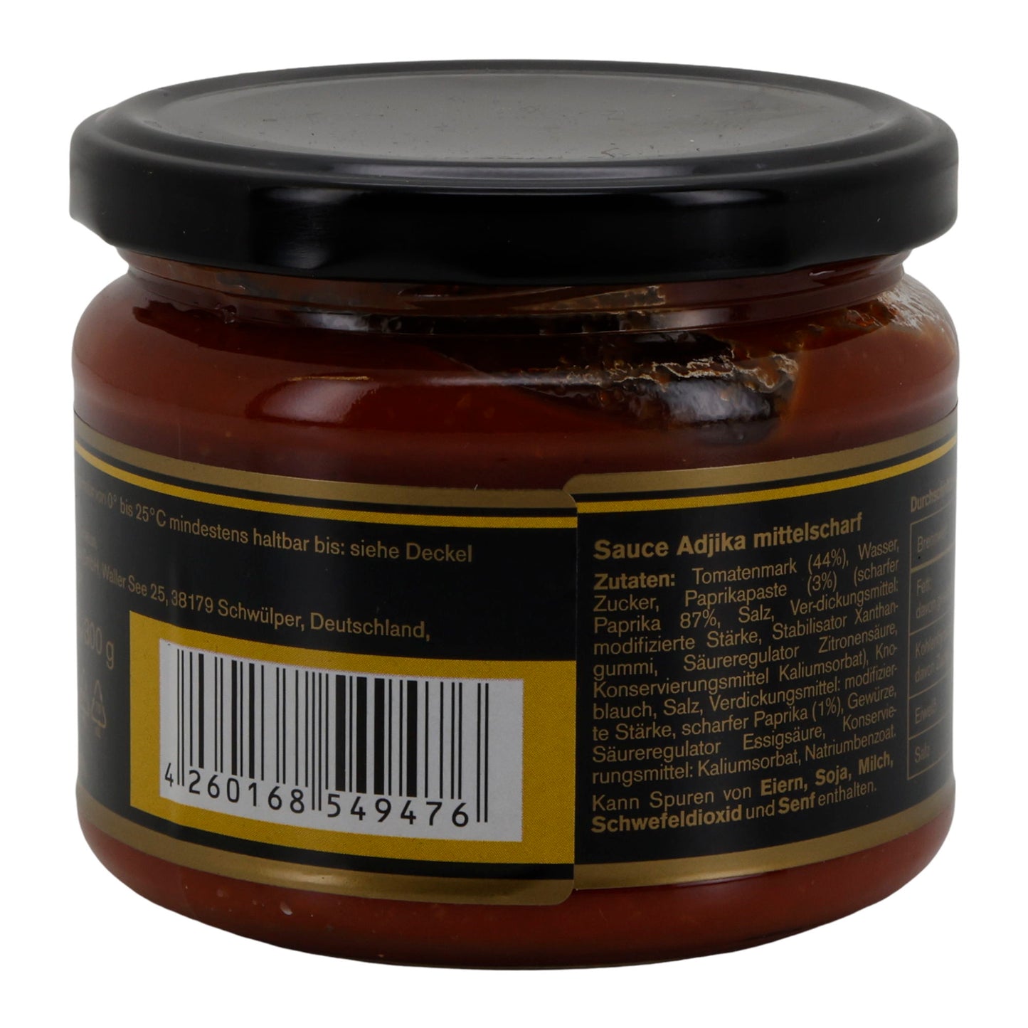 Leis Adjika | mittelscharfe Würzsauce | mit Paprika & Tomaten | 300 g