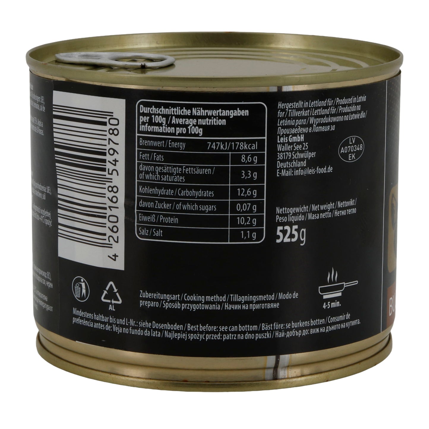 Leis Buchweizen mit Schweinefleisch | Fertiggericht | 525 g