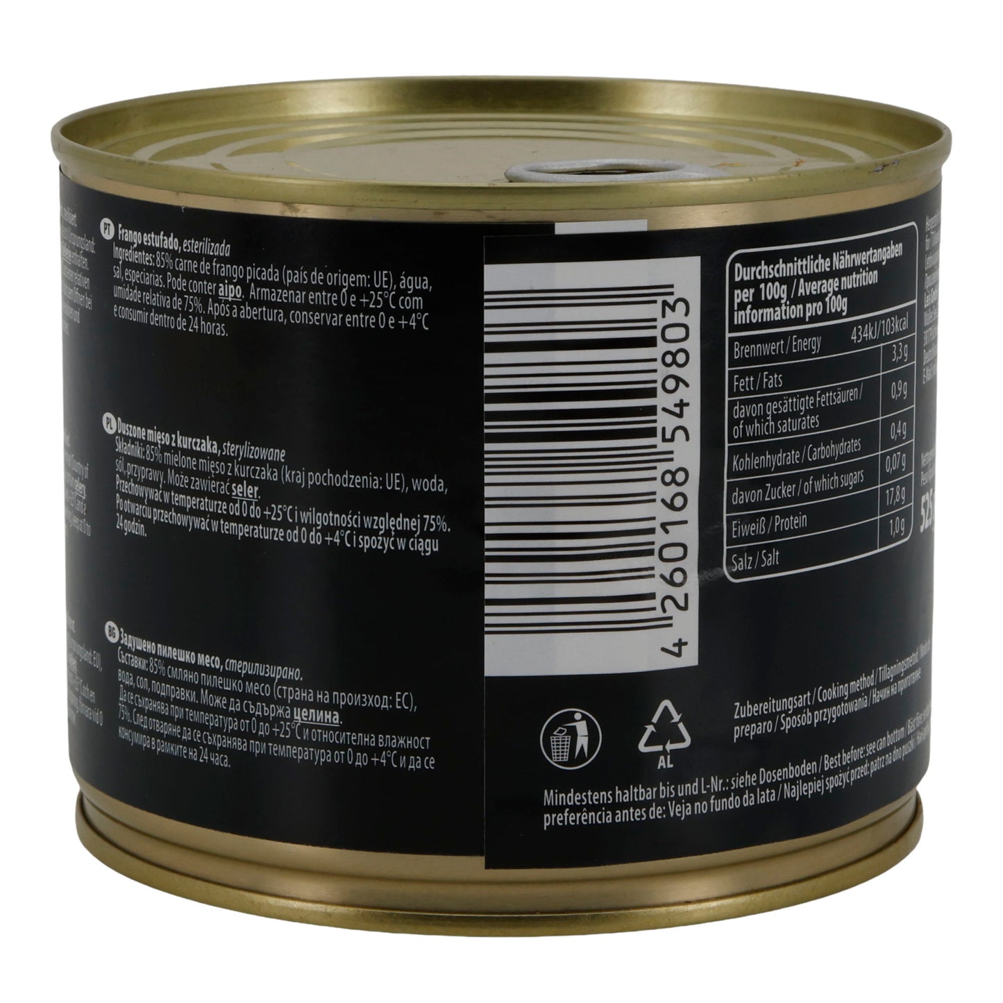Leis Eingelegtes Hühnerfleisch | 85 % Fleischanteil | 525 g