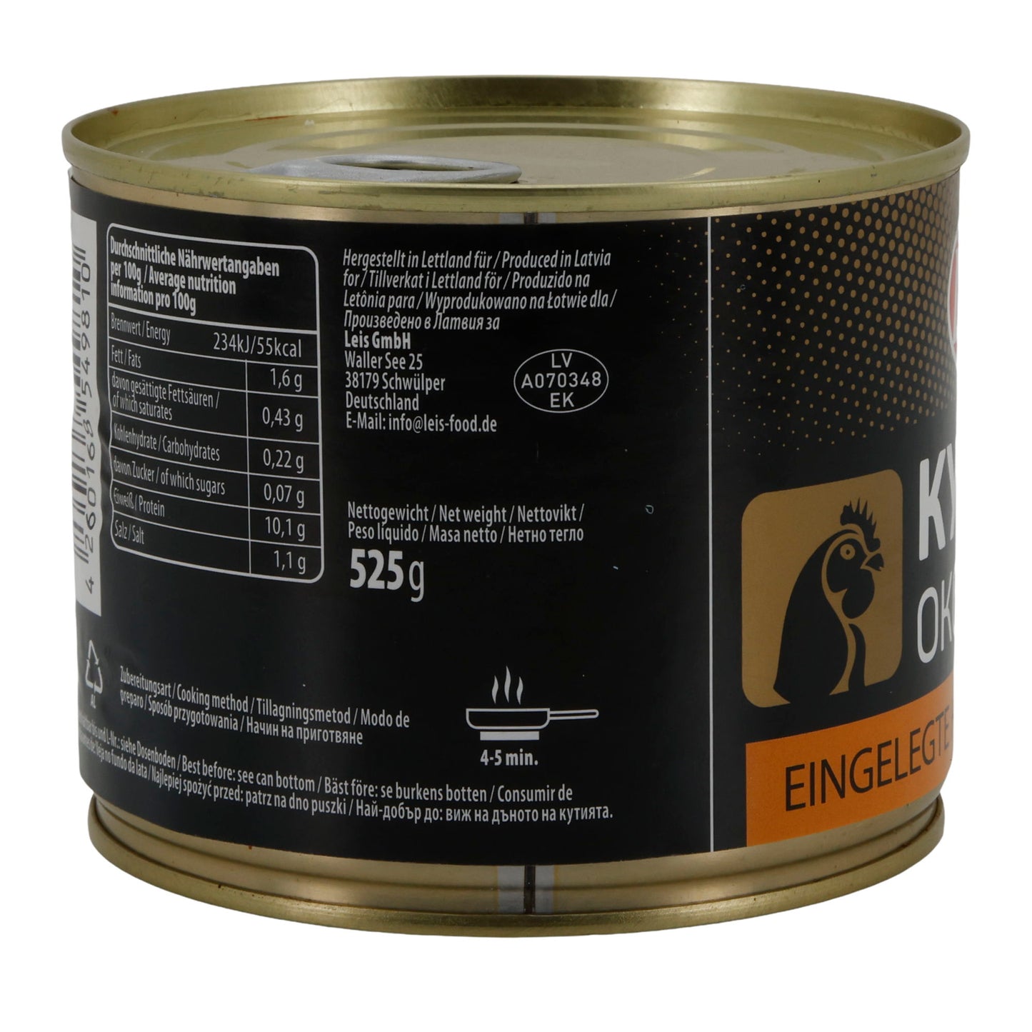 Leis Eingelegte Hähnchenschenkel | Fertiggericht mit Knochen | 525 g