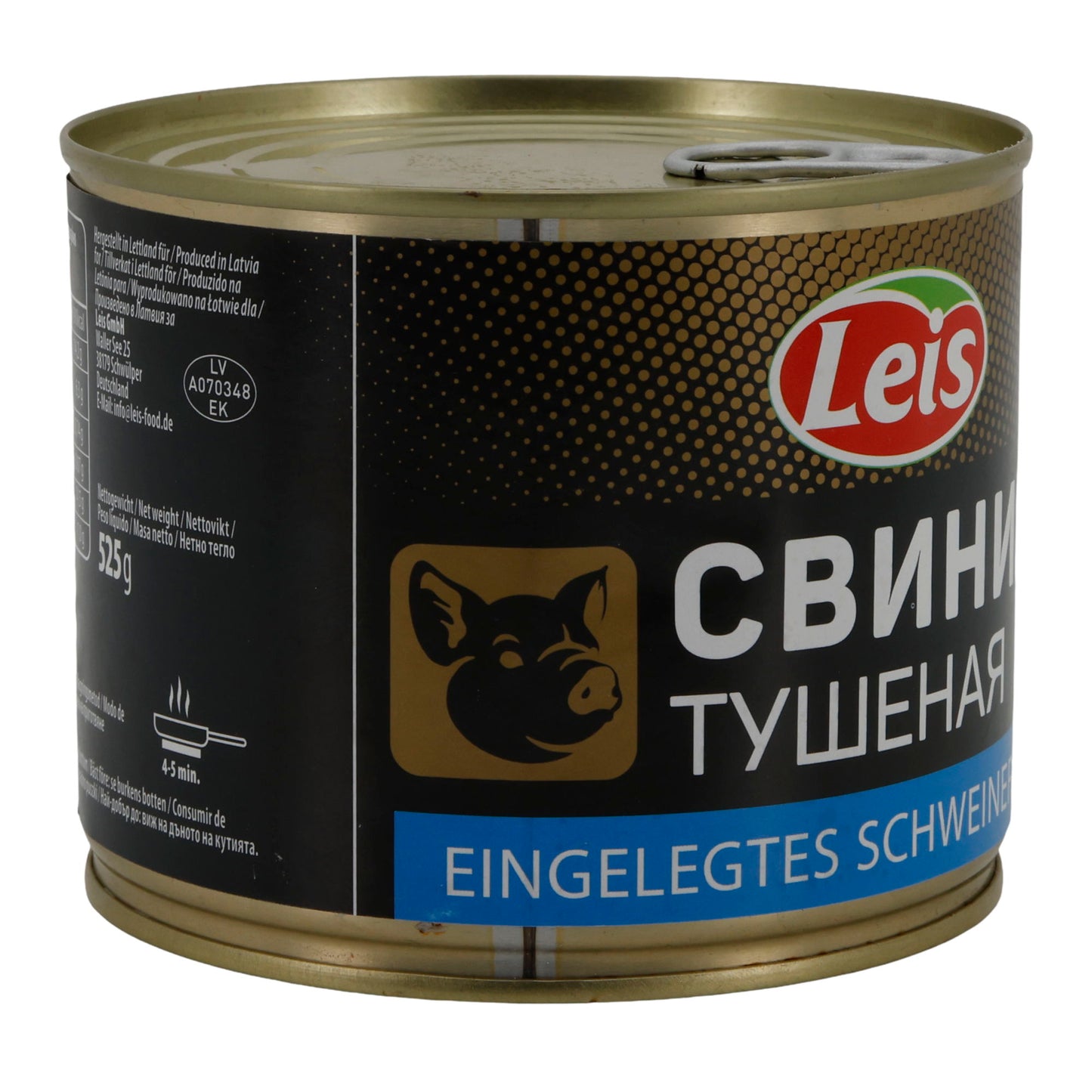 Leis Eingelegtes Schweinefleisch | 85 % Fleischanteil | 525 g