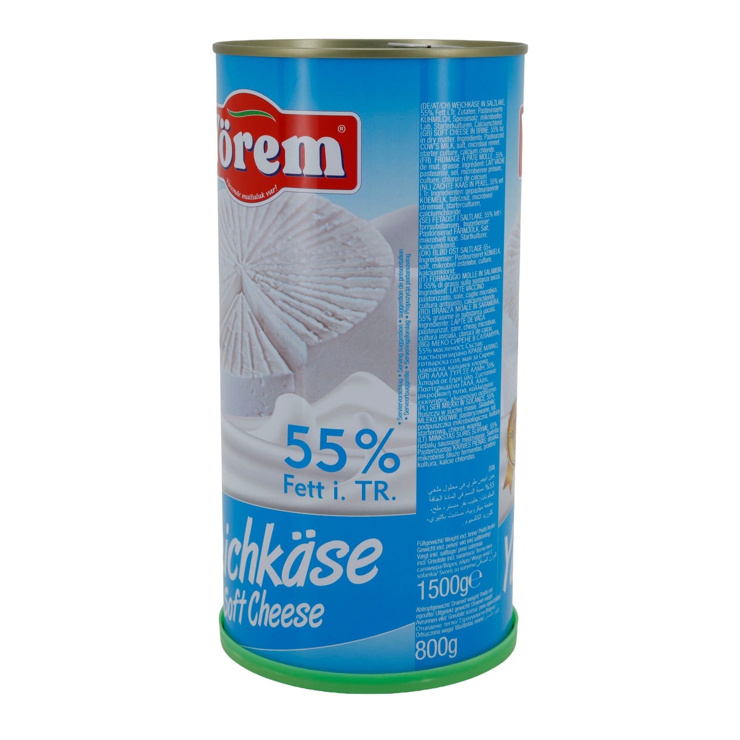 Weichkäse Yörem | Weichkäse in Salzlake | 55% Fett i. Tr., Traditioneller Weichkäse aus Kuhmilch | 1500 g YOEREM