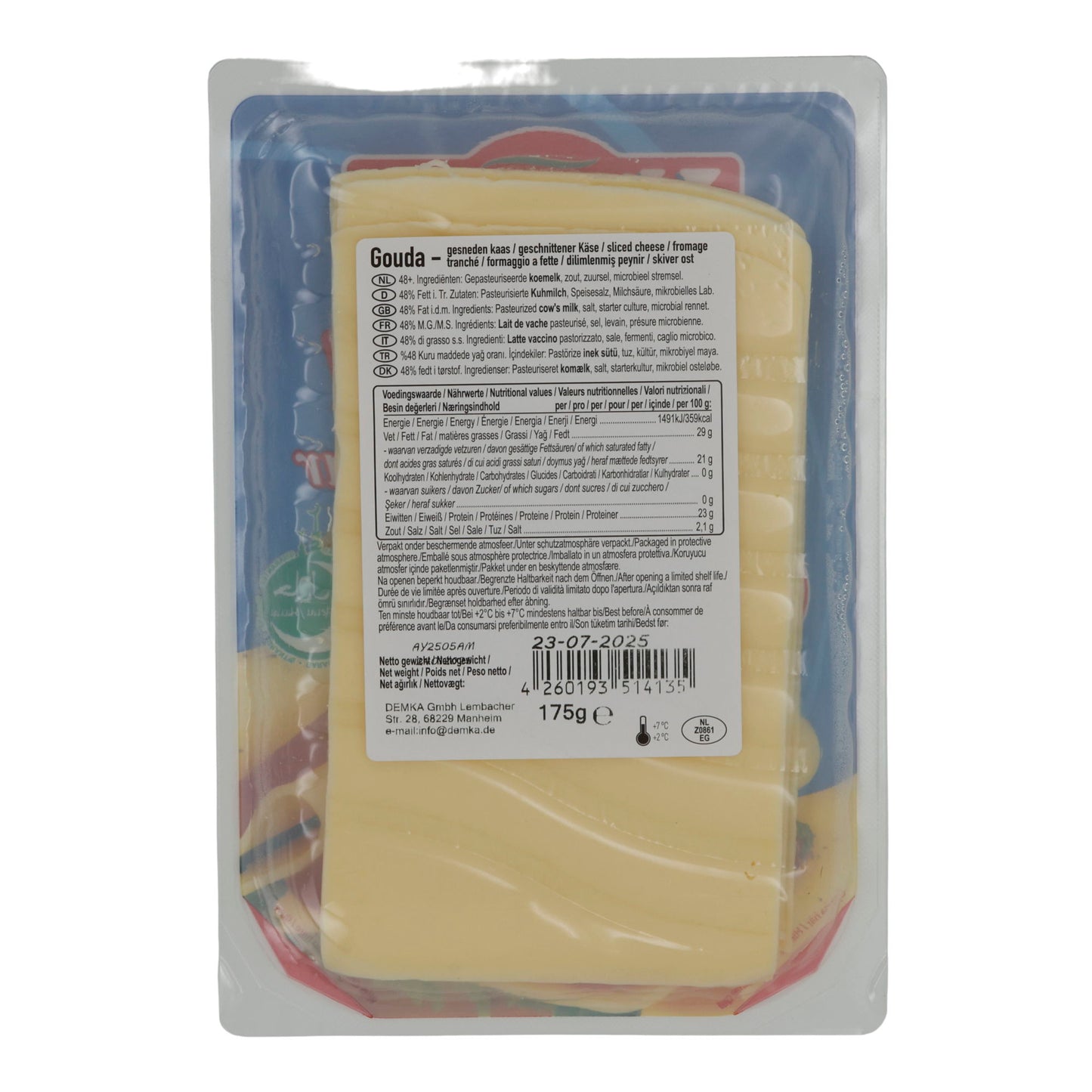 FROMAGE GOUDA TRANCHÉ KASAR