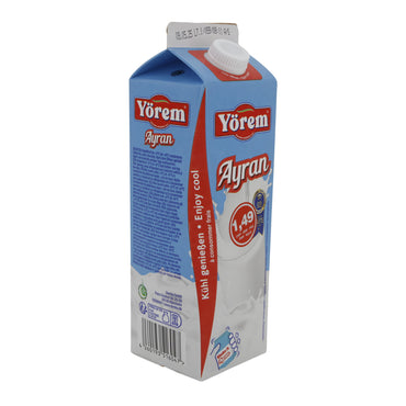 Yogurt Drink Yörem Ayran | Yogurt Drink | Refreshing with Salt | 1 l