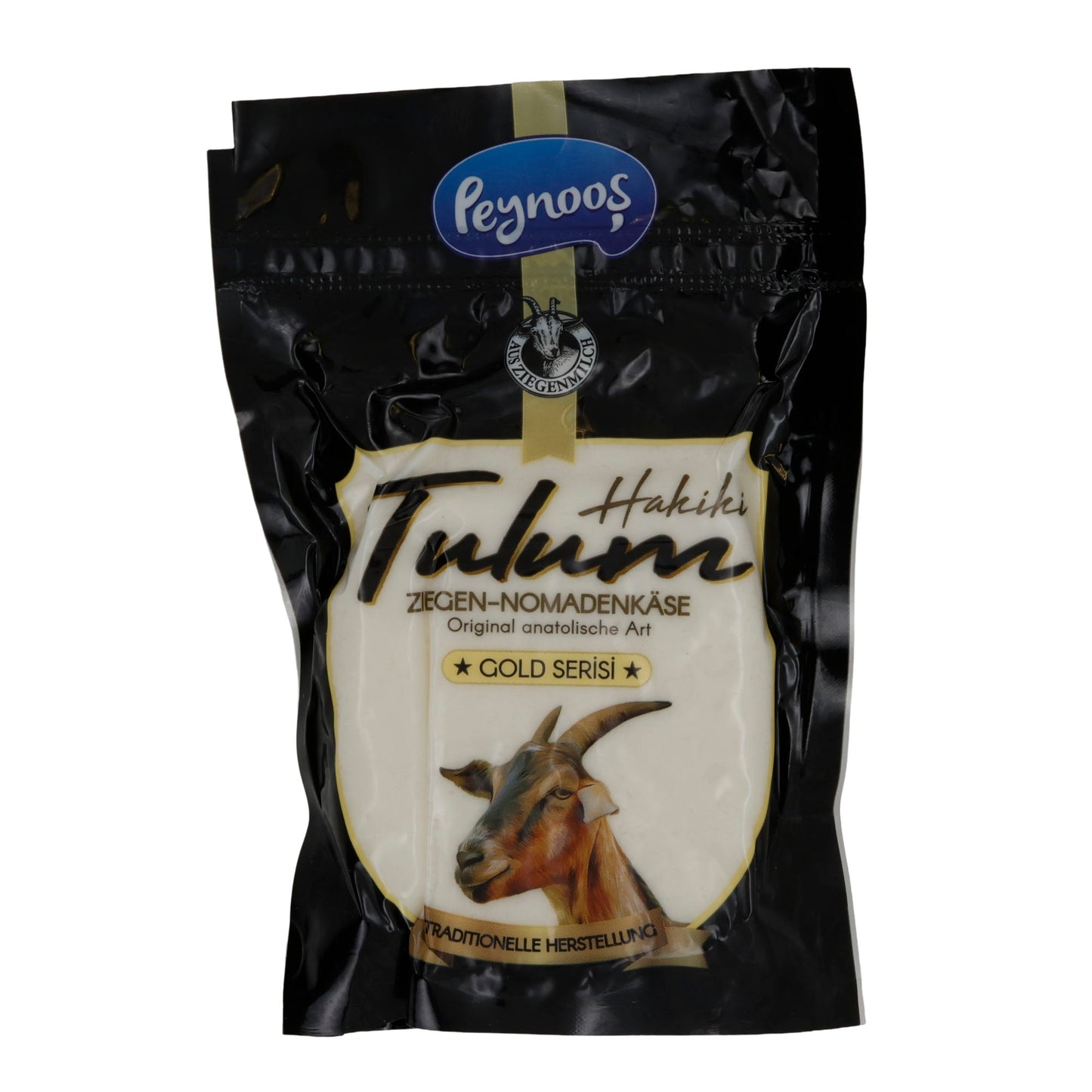 Ziegenkäse Peynoos Hakiki Tulum Ziegen-Nomadenkäse | Würzig | Anatolischer Käse | 200 g