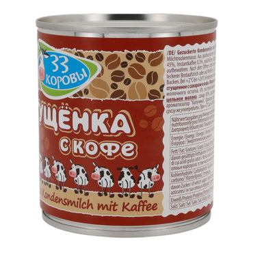Kondensmilch gezuckert | Milchprodukt | Mit Kaffee | 397 g Dose