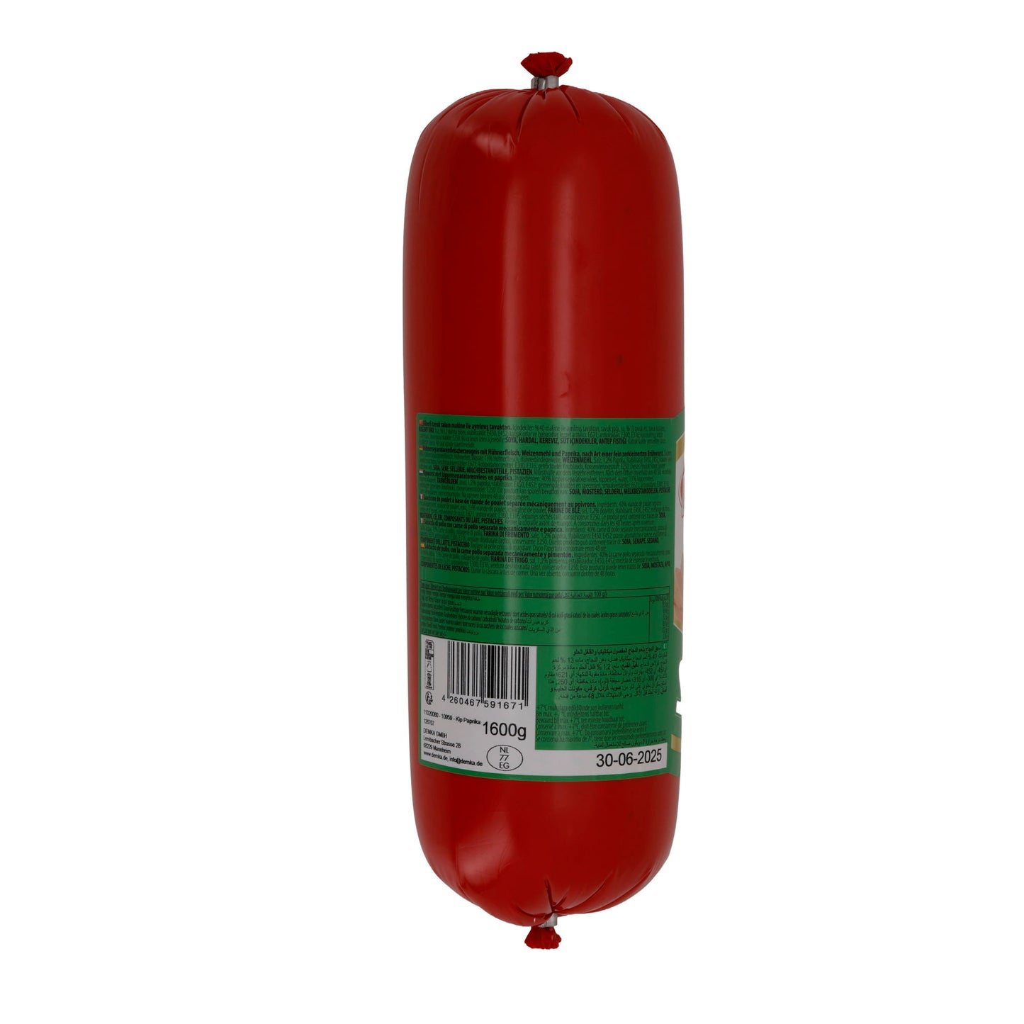 Salami Destan | Biberli | salami au paprika piquant de Turquie | 1600 g
