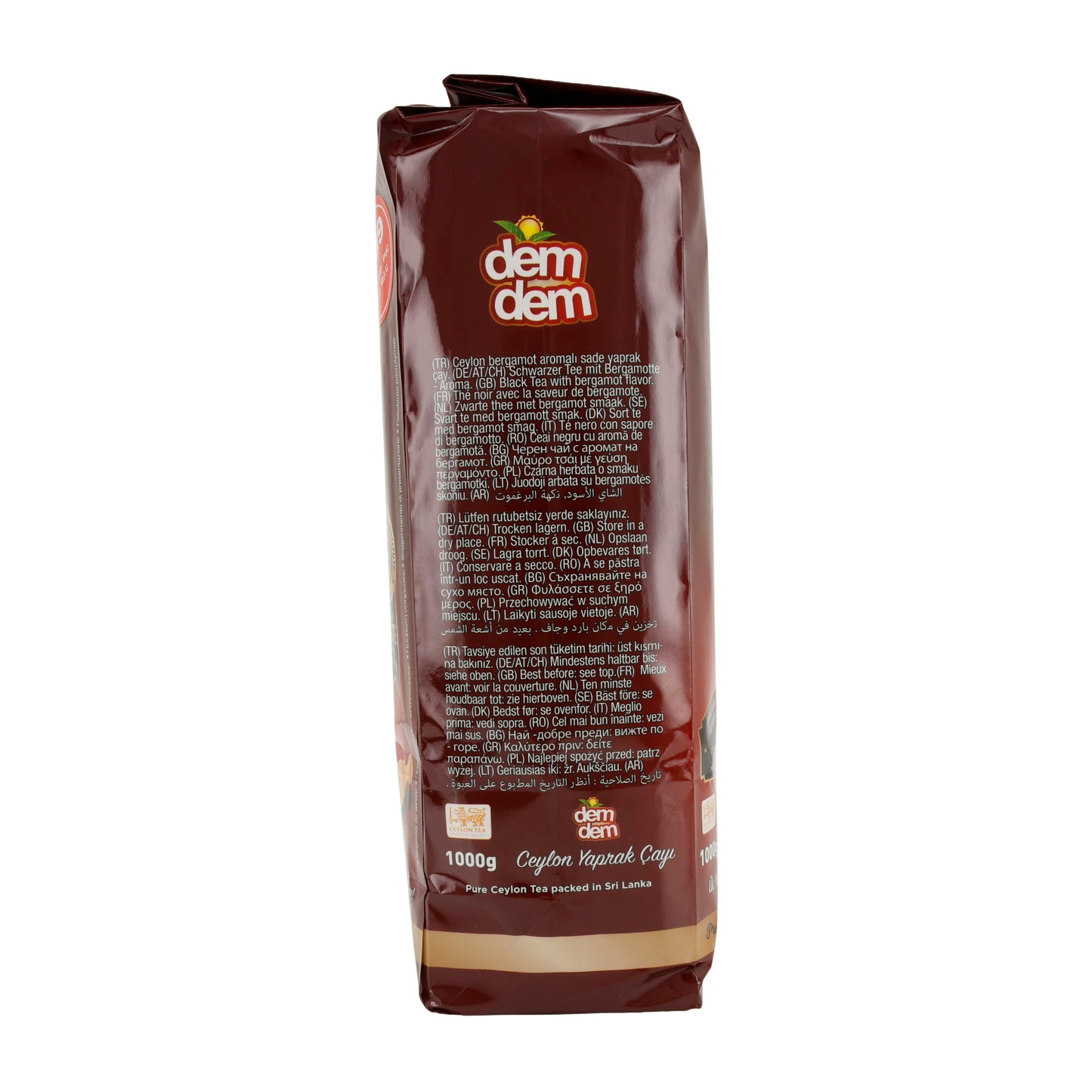 Ceylon Schwarzer Tee Bergamotte Dem Dem | Schwarz-Tee | Aromatisiert | 1000 g