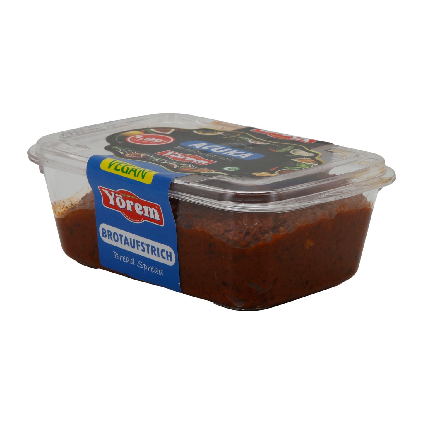 Brotaufstrich Yörem Acuka | Brotaufstrich | Würziger Paprika-Walnuss-Aufstrich | 200 g