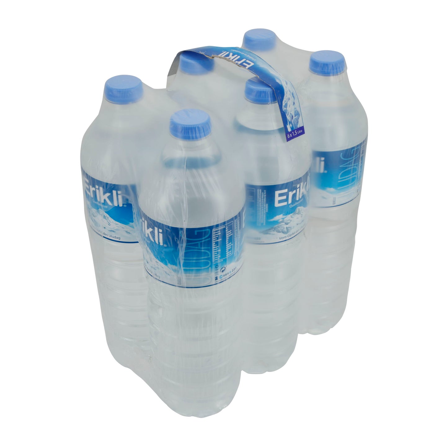 Mineralwasser Erikli | Kaynak suyu | Doğal, Uludağ zirvelerinden | 6 x 1,5 L