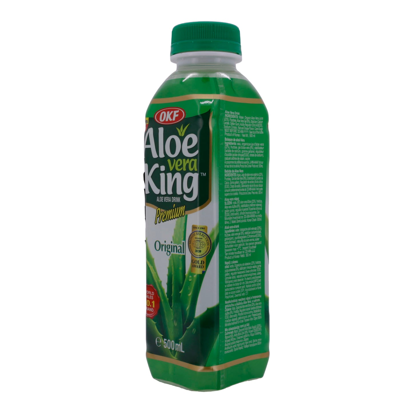 Aloe Vera Drink OKF | Aloe Vera King Original | Verfrissend, Premium | 500 ml
