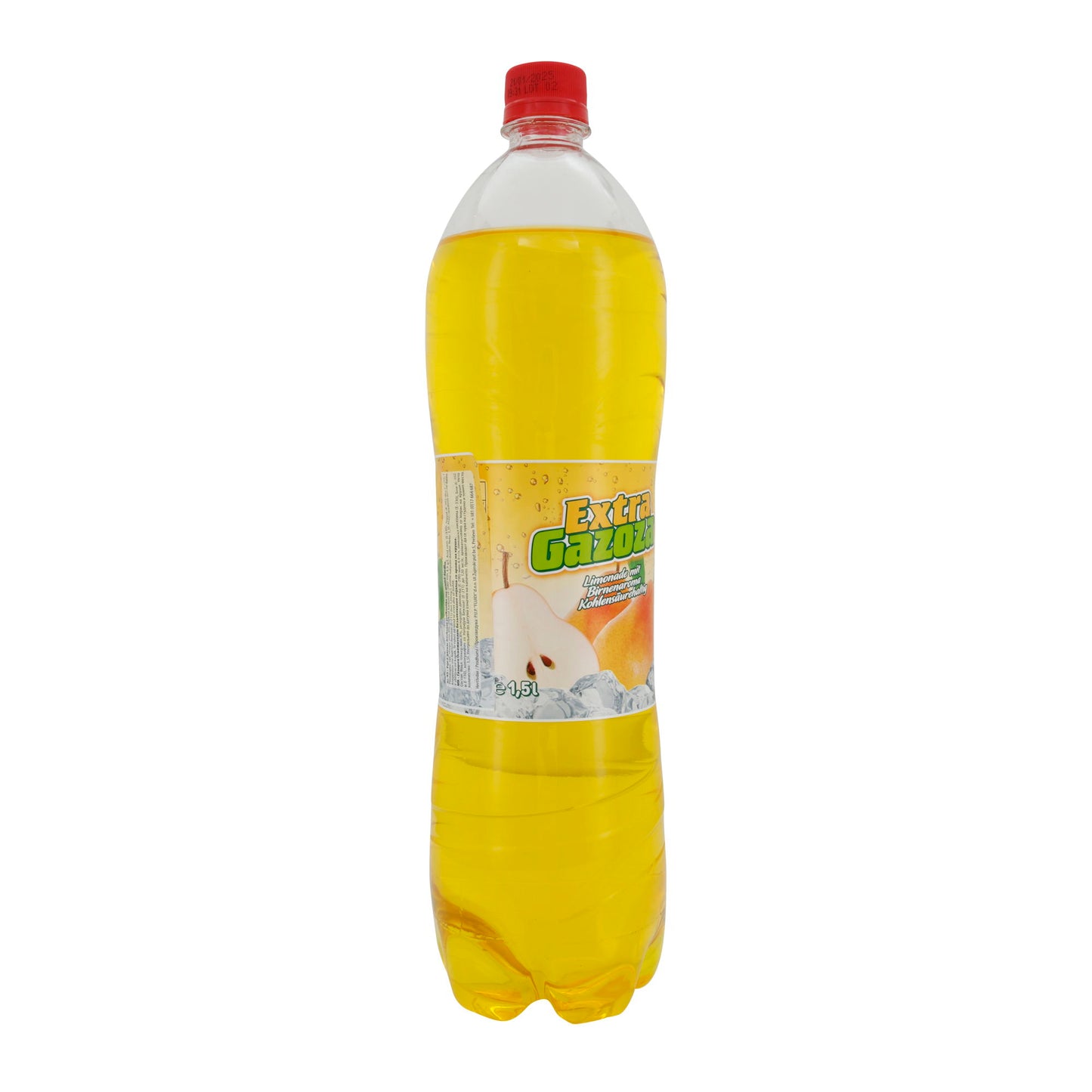 Gazoz Extra | Erfrischendes Limonadegetränk | Mit Pfirsichgeschmack | 1,5 L