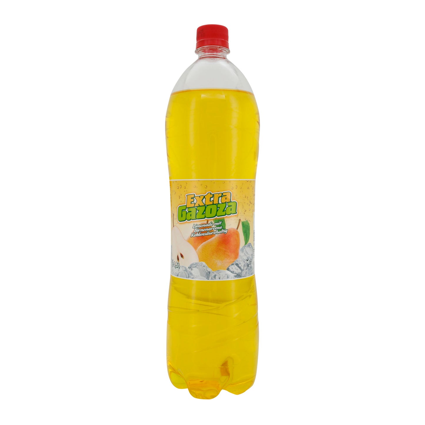 Gazoz Extra | Erfrischendes Limonadegetränk | Mit Pfirsichgeschmack | 1,5 L