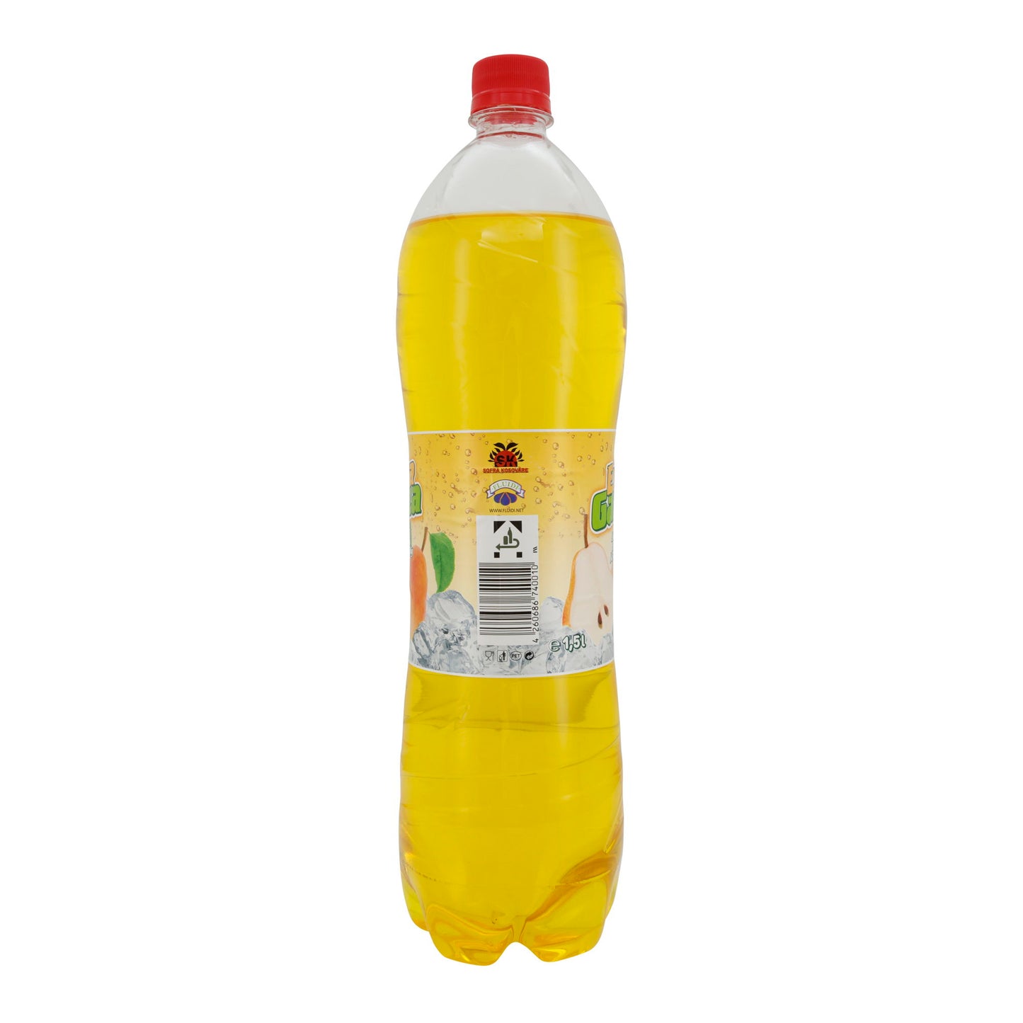 Gazoz Extra | Erfrischendes Limonadegetränk | Mit Pfirsichgeschmack | 1,5 L