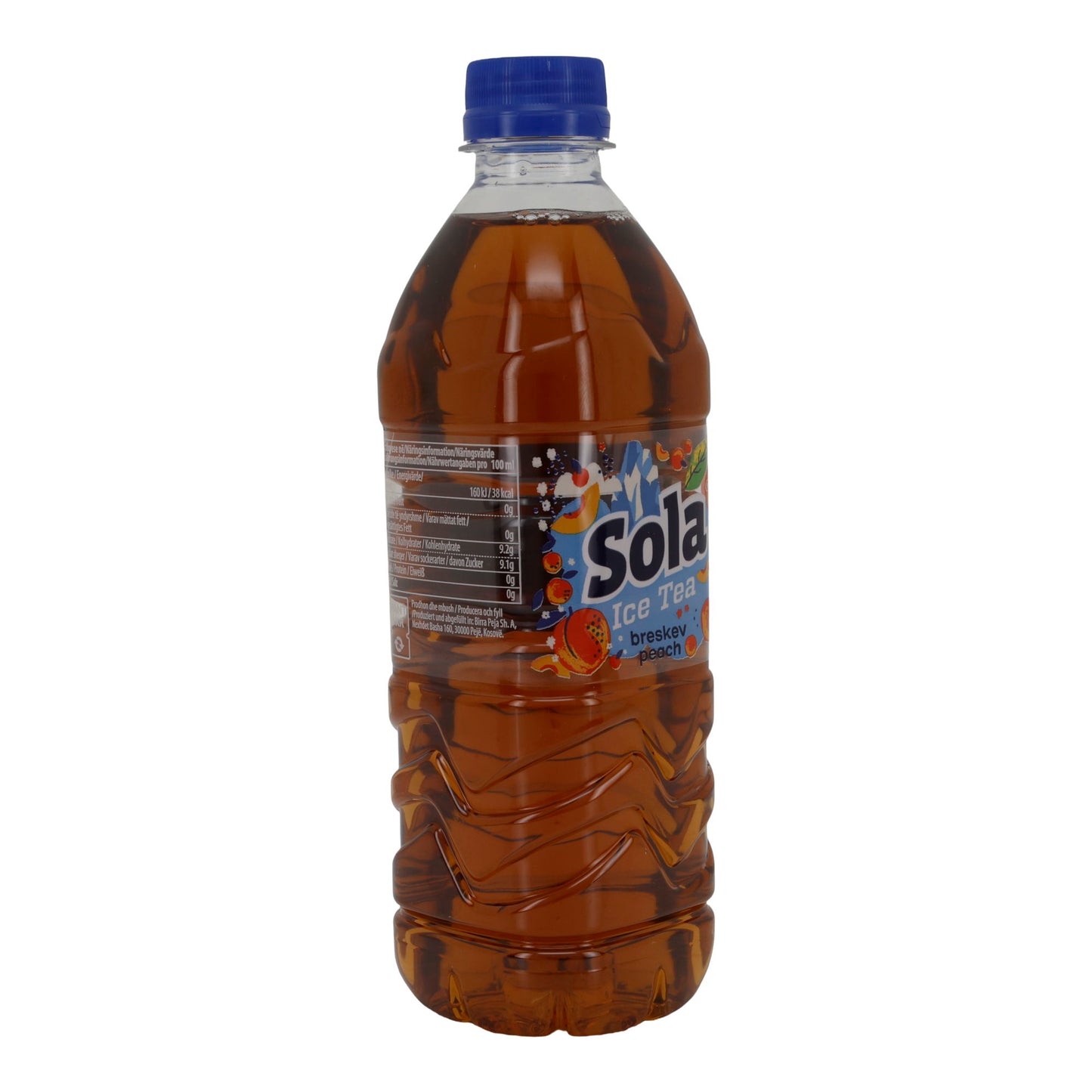 Ice Tea Sola | Şeftalili Soğuk Çay | Siyah Çay Ekstraktlı Ferahlatıcı İçecek | 500 ml