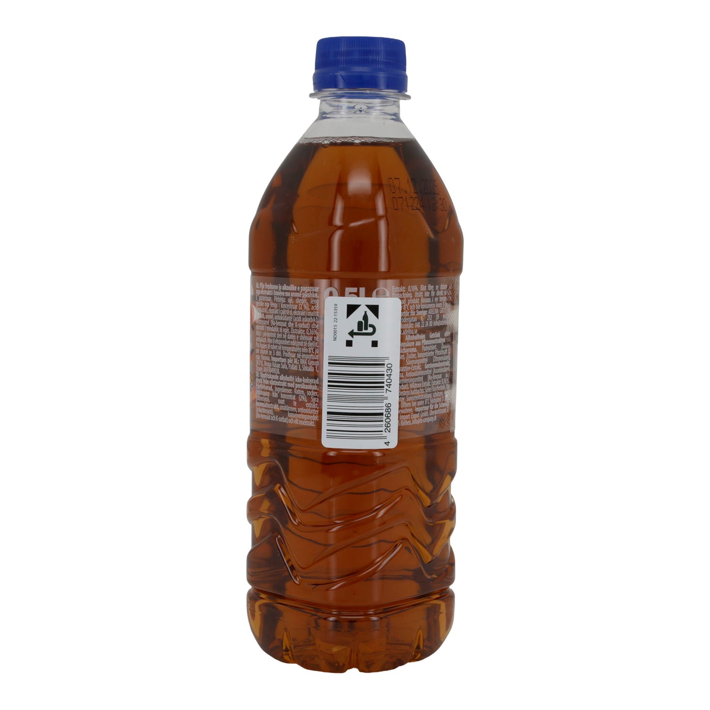 Ice Tea Sola | Şeftalili Soğuk Çay | Siyah Çay Ekstraktlı Ferahlatıcı İçecek | 500 ml