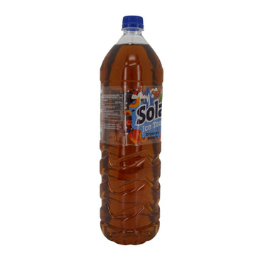 Ice Tea Sola | Thé glacé à la pêche | Boisson rafraîchissante avec extrait de thé noir | 1500 ml