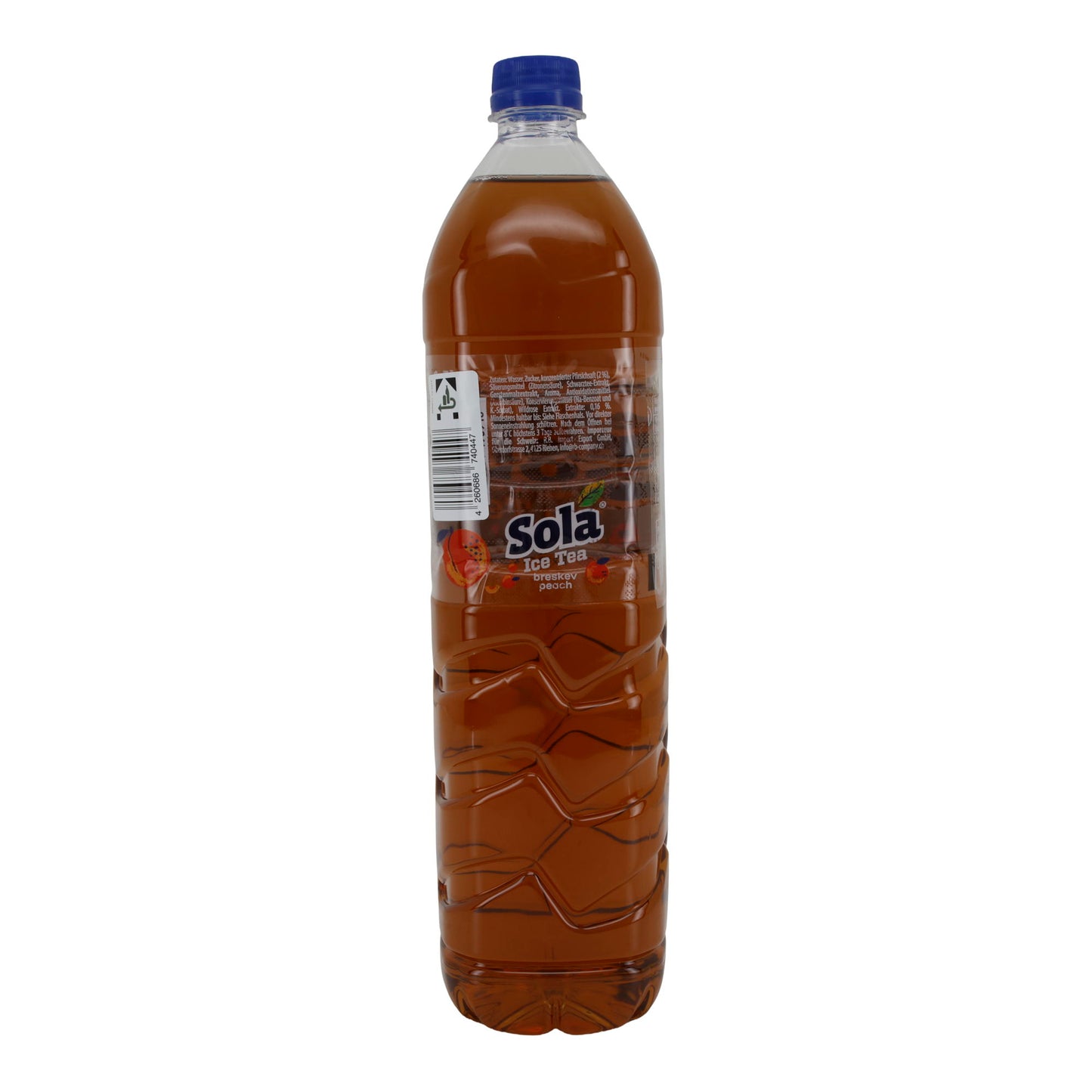 Ice Tea Sola | Şeftali Buzlu Çay | Siyah Çay Ekstraktlı Ferahlatıcı İçecek | 1500 ml