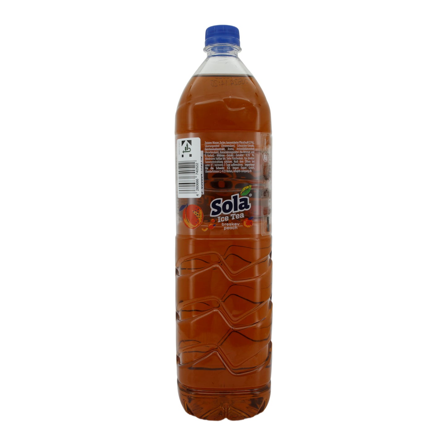 Iced Tea Sola | Ice Tea | Peach Flavor | 1.5L