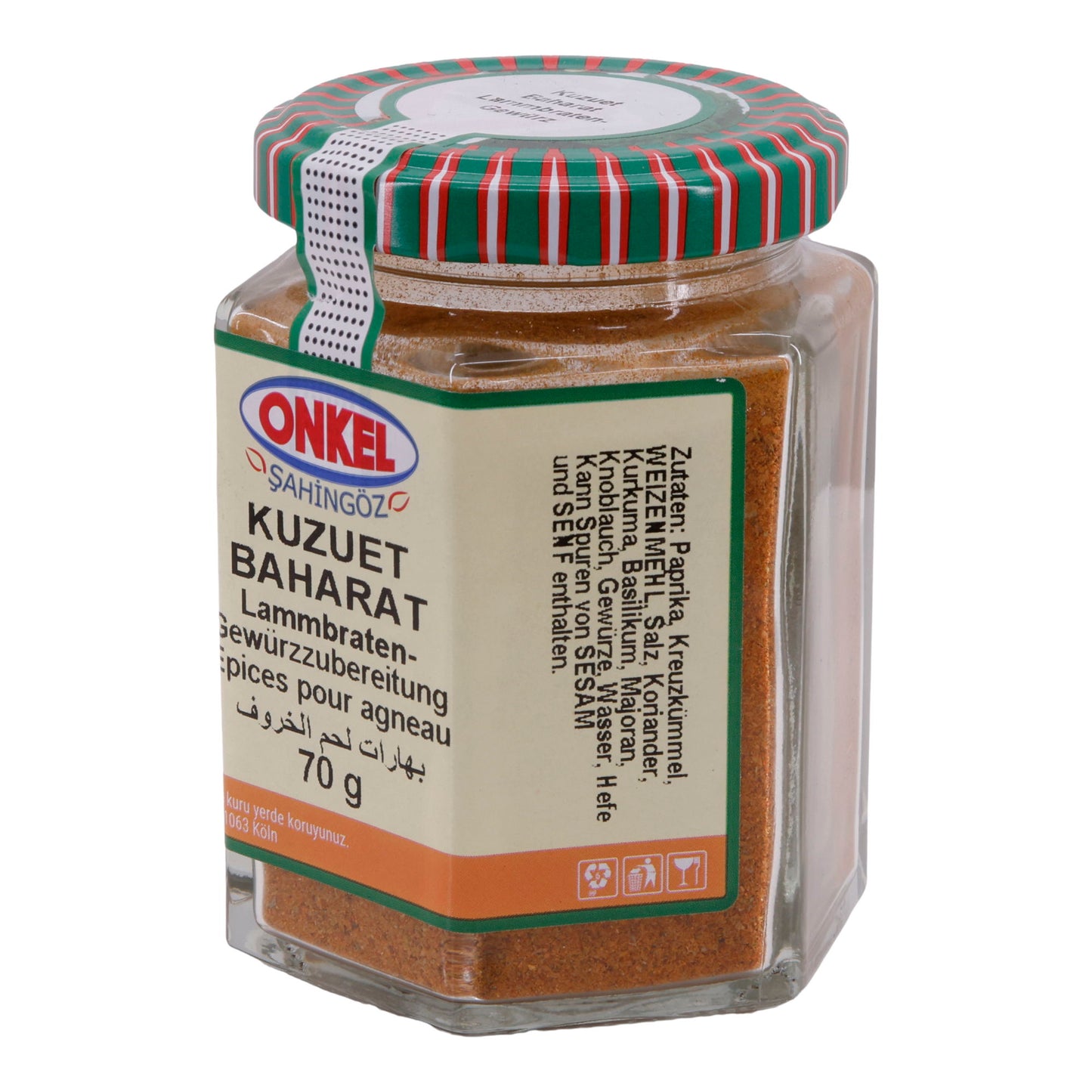 Kruidenmix ONKEL Kuzuet Baharat | Voor lamsbraadstuk | 70 g
