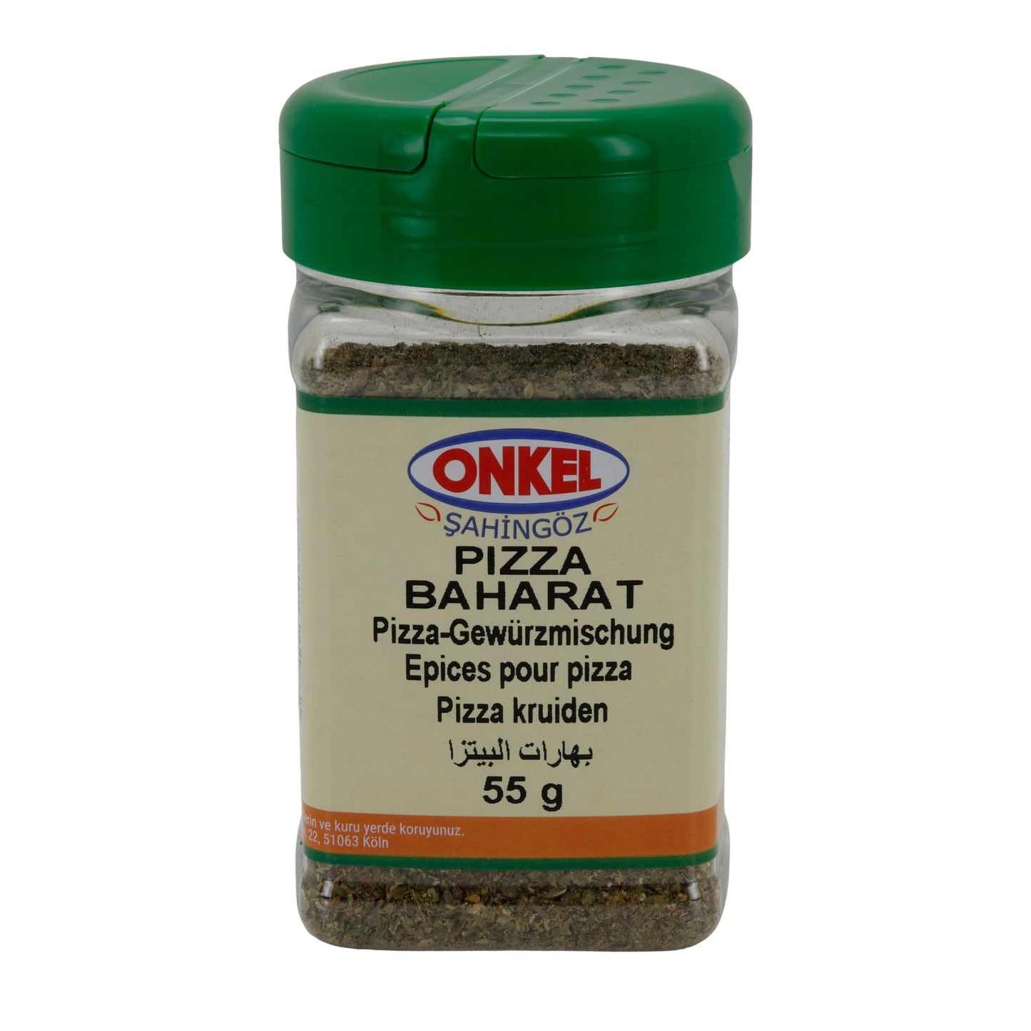 Pizza-kruidenmix Onkel Şahingöz Pizza Baharat | Kruiden | Voor Pizza | 55 g