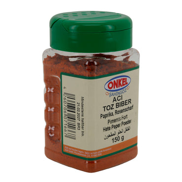 Paprika Onkel Şahingöz Peperoncino in Polvere Piccante | Spezia | Rosenscharf | 150 g