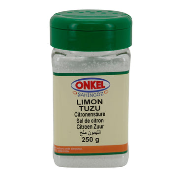 Zitronensäure Onkel Şahingöz Limon Tuzu | Lebensmittelzusatzstoff | 250 g ONKEL SAHINGÖZ