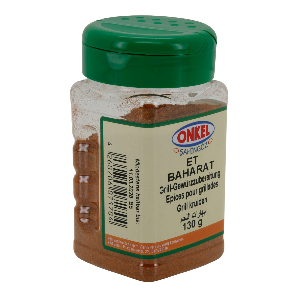 Grill-Gewürzzubereitung Onkel Şahingöz Et Baharat | Gewürz | 130 g ONKEL SAHINGÖZ