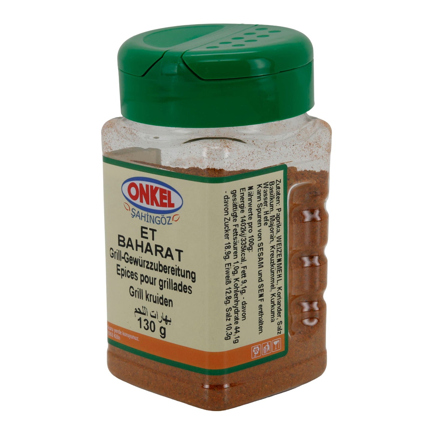 Grill-Gewürzzubereitung Onkel Şahingöz Et Baharat | Gewürz | 130 g ONKEL SAHINGÖZ