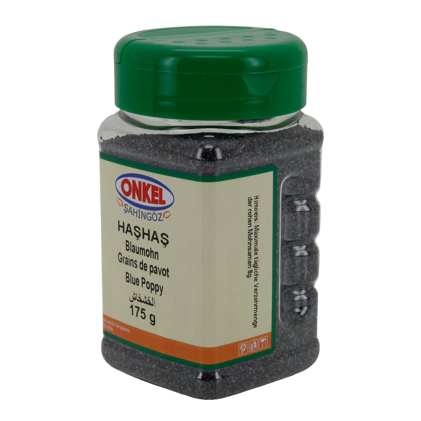 Blaumohn Onkel Haşhaş | Zaden | Notige Aroma | 175 g