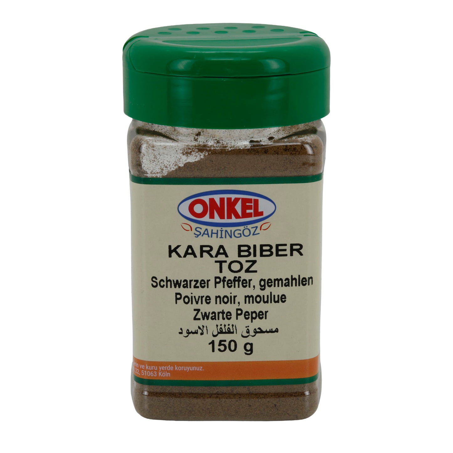 Zwarte peper gemalen Onkel Kara Biber Toz | Kruiden | 150 g