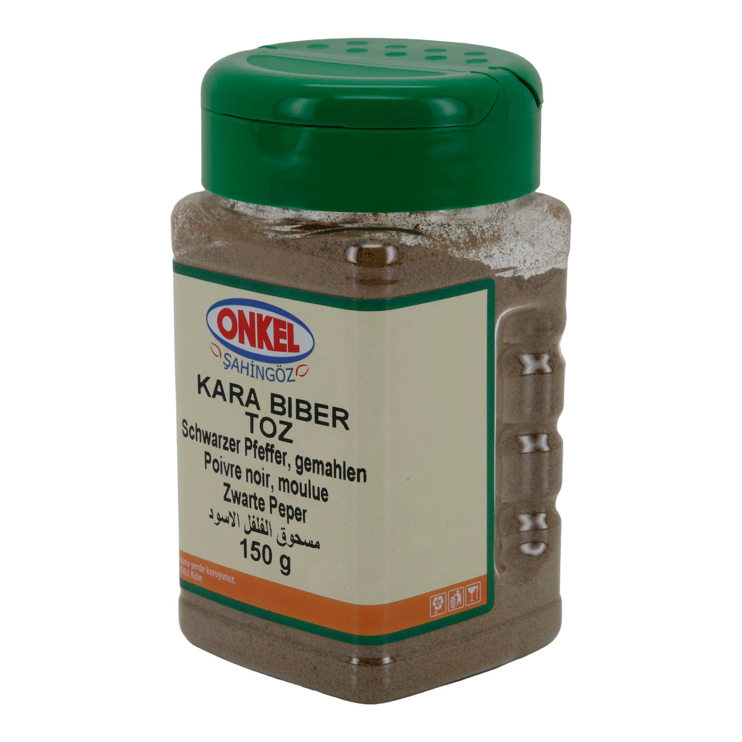 Zwarte peper gemalen Onkel Kara Biber Toz | Kruiden | 150 g