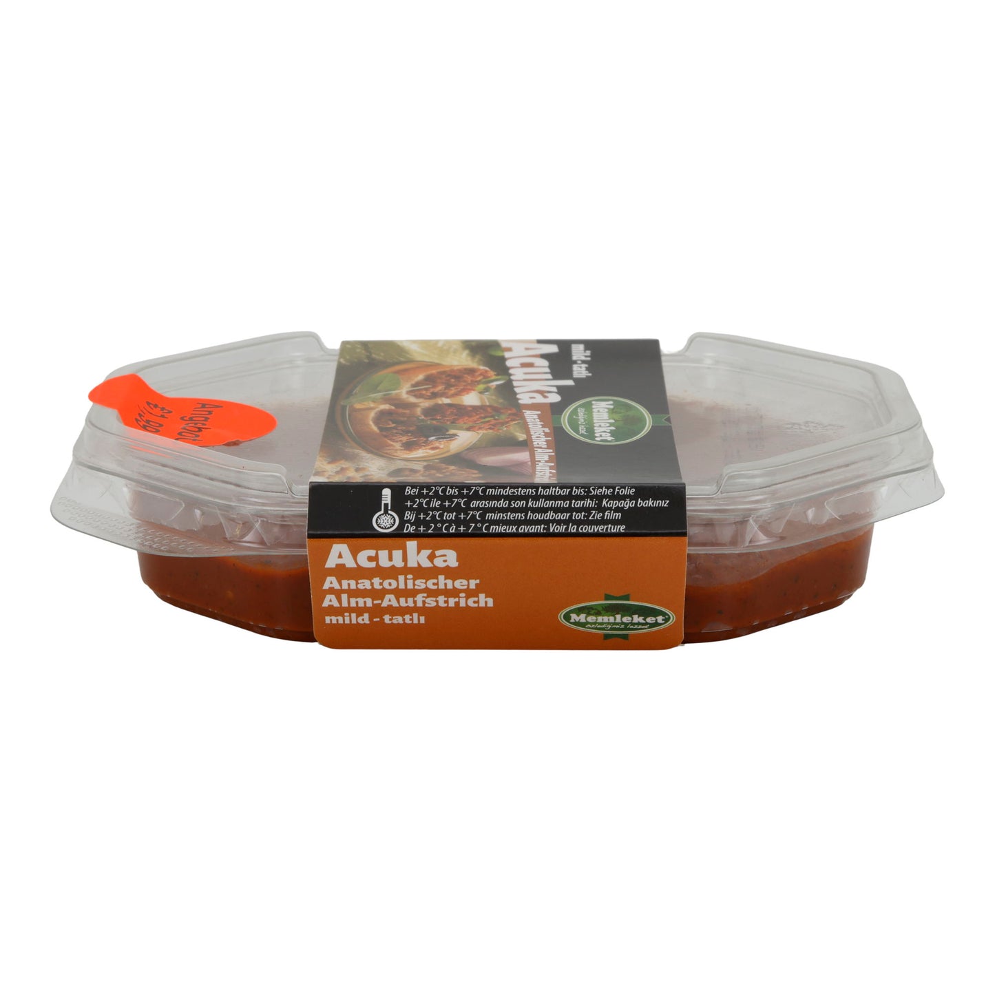 Brotaufstrich Memleket Acuka Anatolischer Alm-Aufstrich | Brotaufstrich | Mild, würzig mit Walnüssen | 150 g