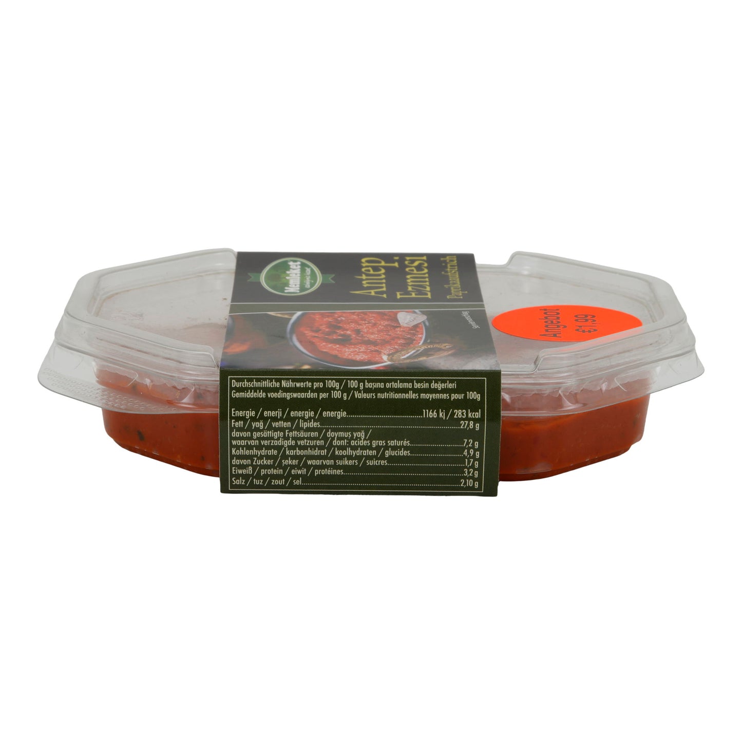 Crema di paprika Memleket Antep Ezmesi | Crema spalmabile | Salsa speziata con paprika e aglio | 150 g