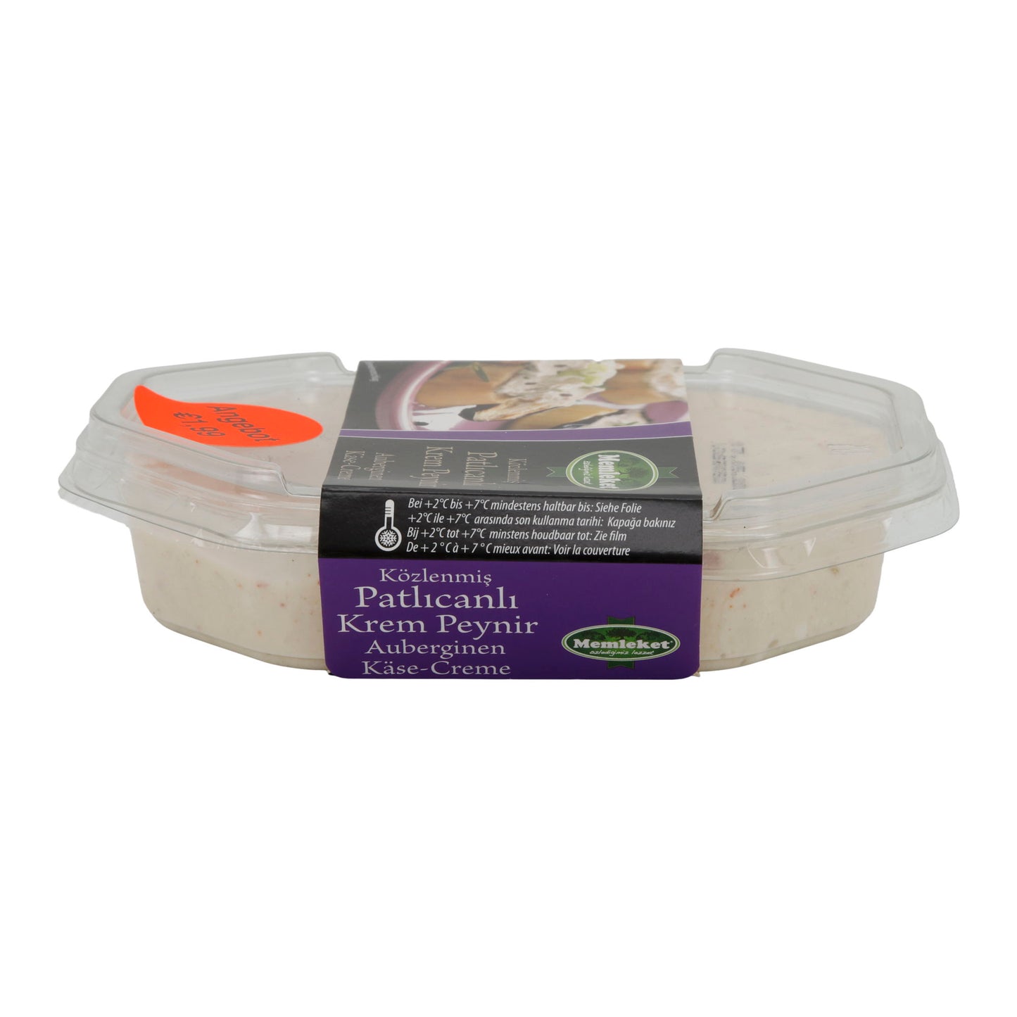 Cheese Cream Memleket Roasted Eggplant Cream Cheese | Cheese Cream | Creamy Fresh Cheese with Eggplants | 150 g