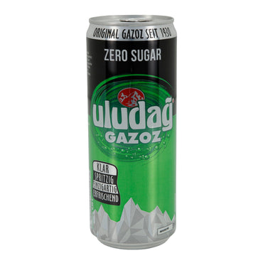 Erfrischungsgetränk Uludağ Gazoz Zero Sugar | Getränk | zuckerfrei mit Fruchtaroma | 330 ml ULUDAG