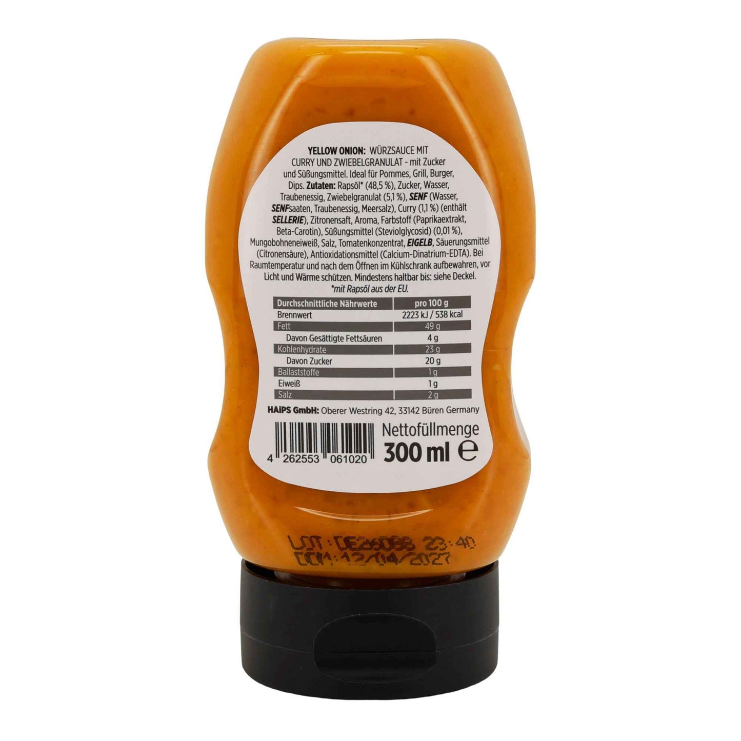 Ya'ummi Yellow Onion Sauce | Würzige Zwiebel Curry Sauce | 300 ml