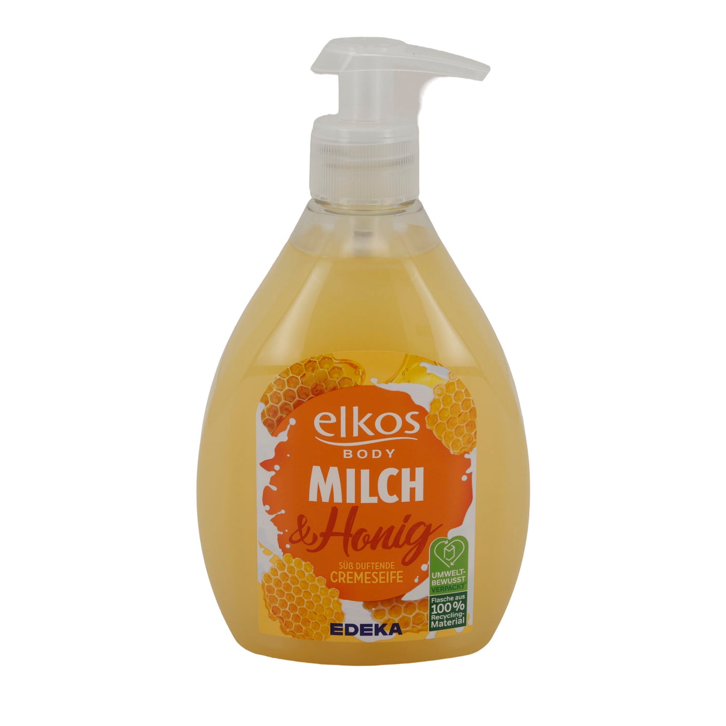 Cremeseife elkos BODY | Melk & Honing | 500 ml