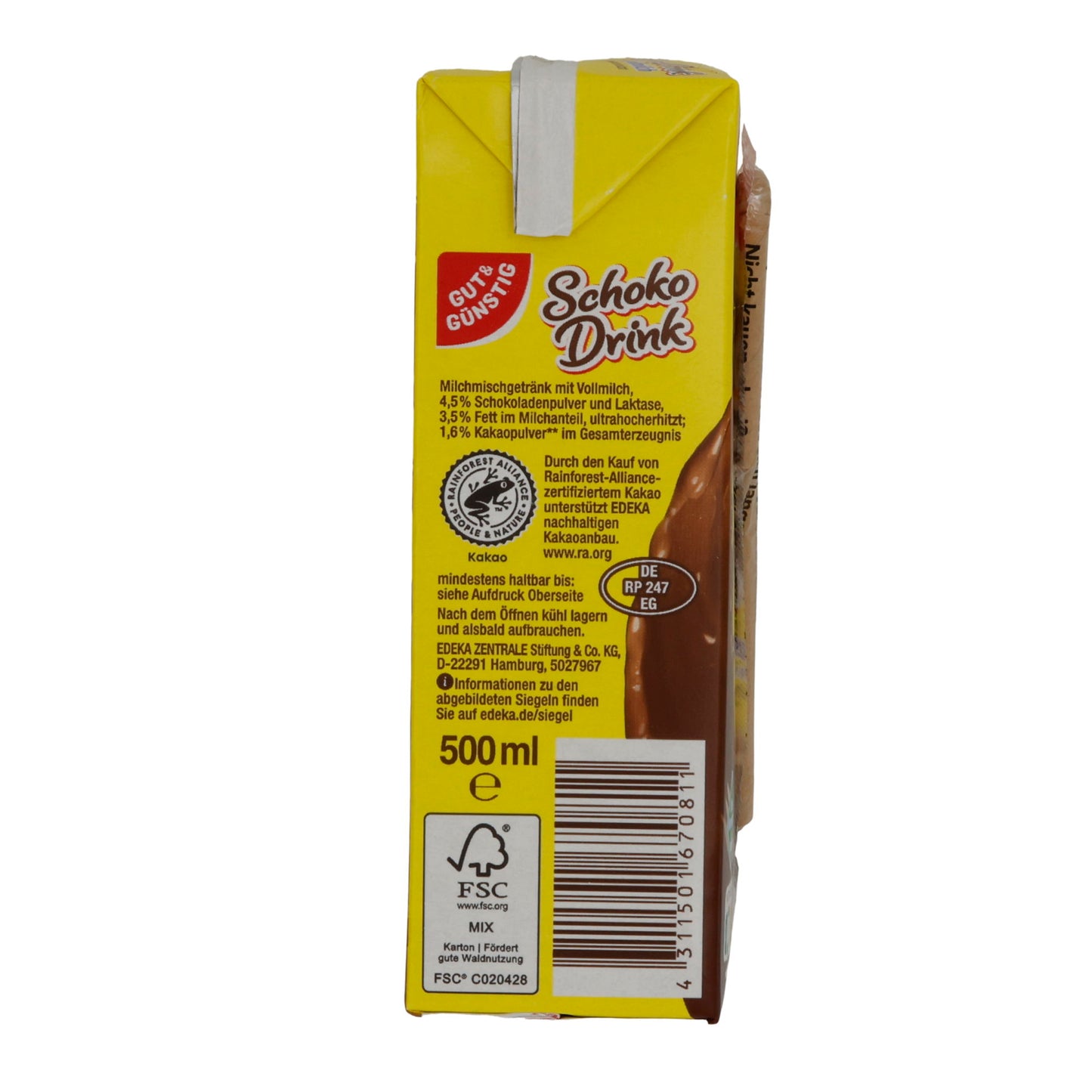 GUT GUENSTIG H-SCHOKODRINK 3,5% 500ML
