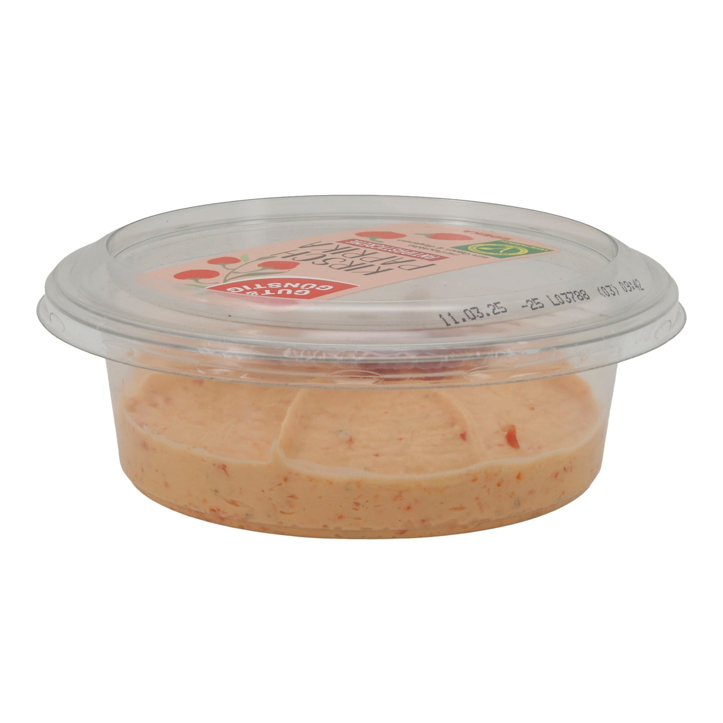 Creme Gut & Günstig Kirschpaprika Antipasti-Creme | Crema di formaggio fresco piccante | Delicata nota di paprika | 150 g
