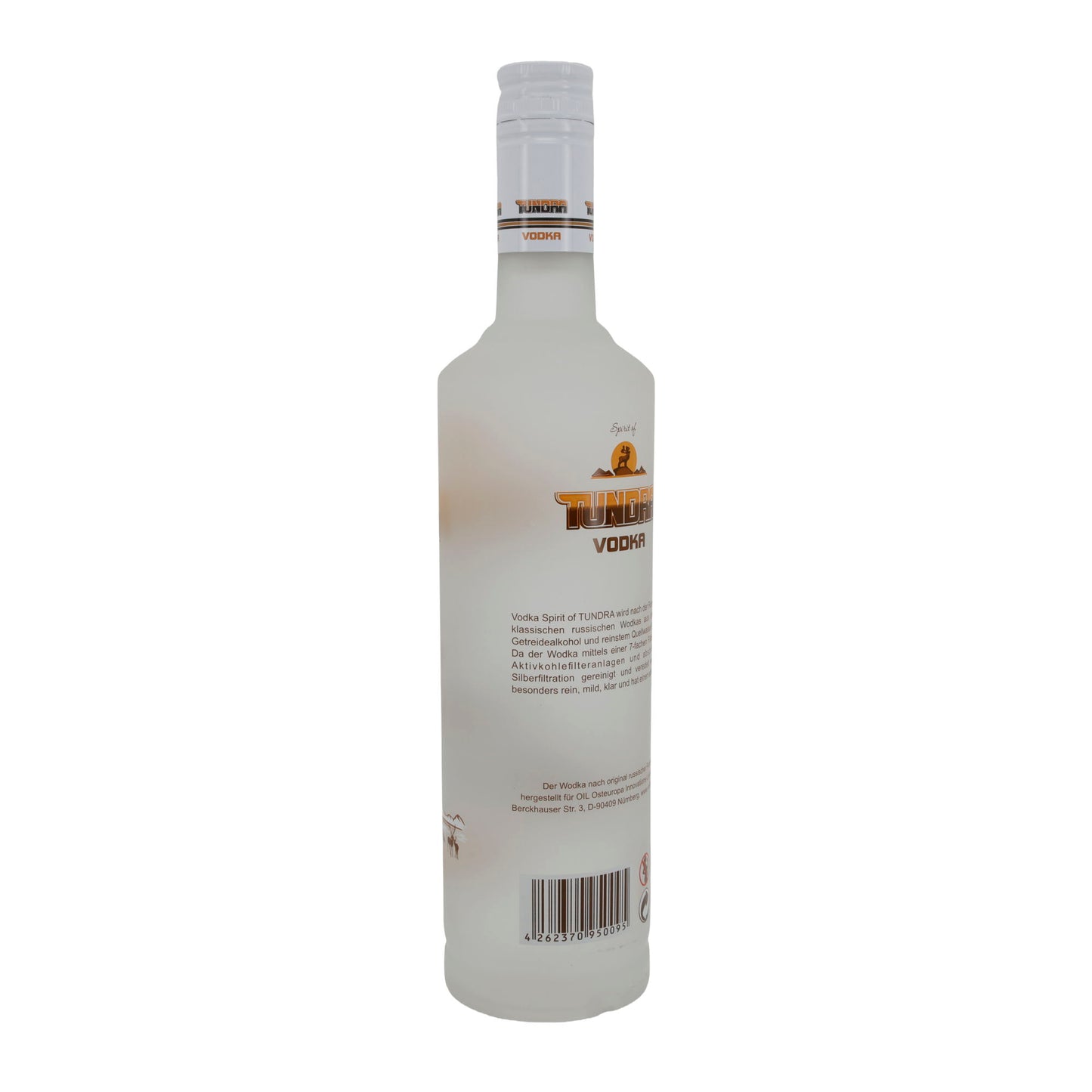 Tundra Votka | Tundra Ruhu | Rus Premium Votka | 40 % hacim | 0,7 l