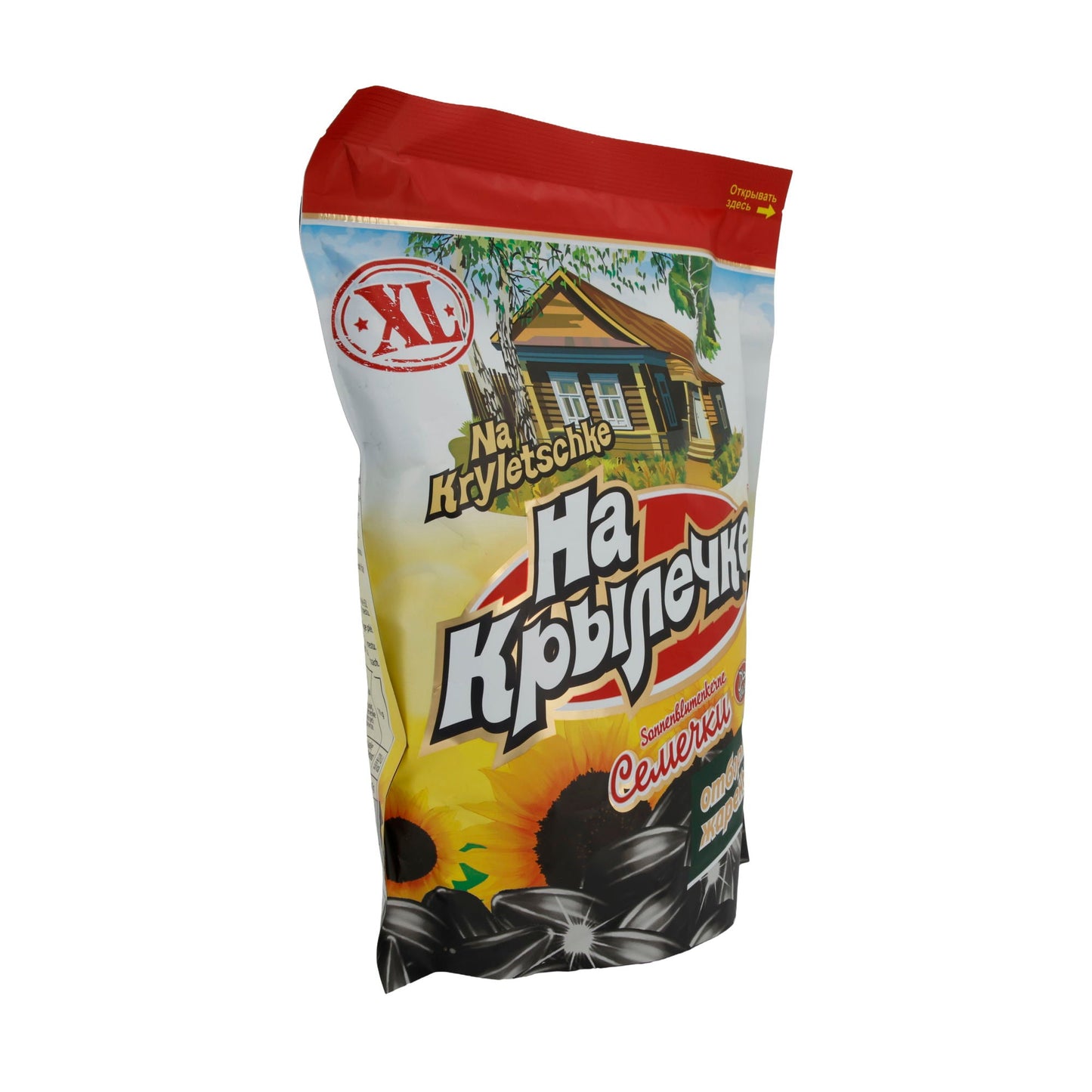 Kerne На Крылечке | Sonnenblumenkerne | Geröstete und ausgewählte Sonnenblumenkerne | 400 g Na Kryletschke