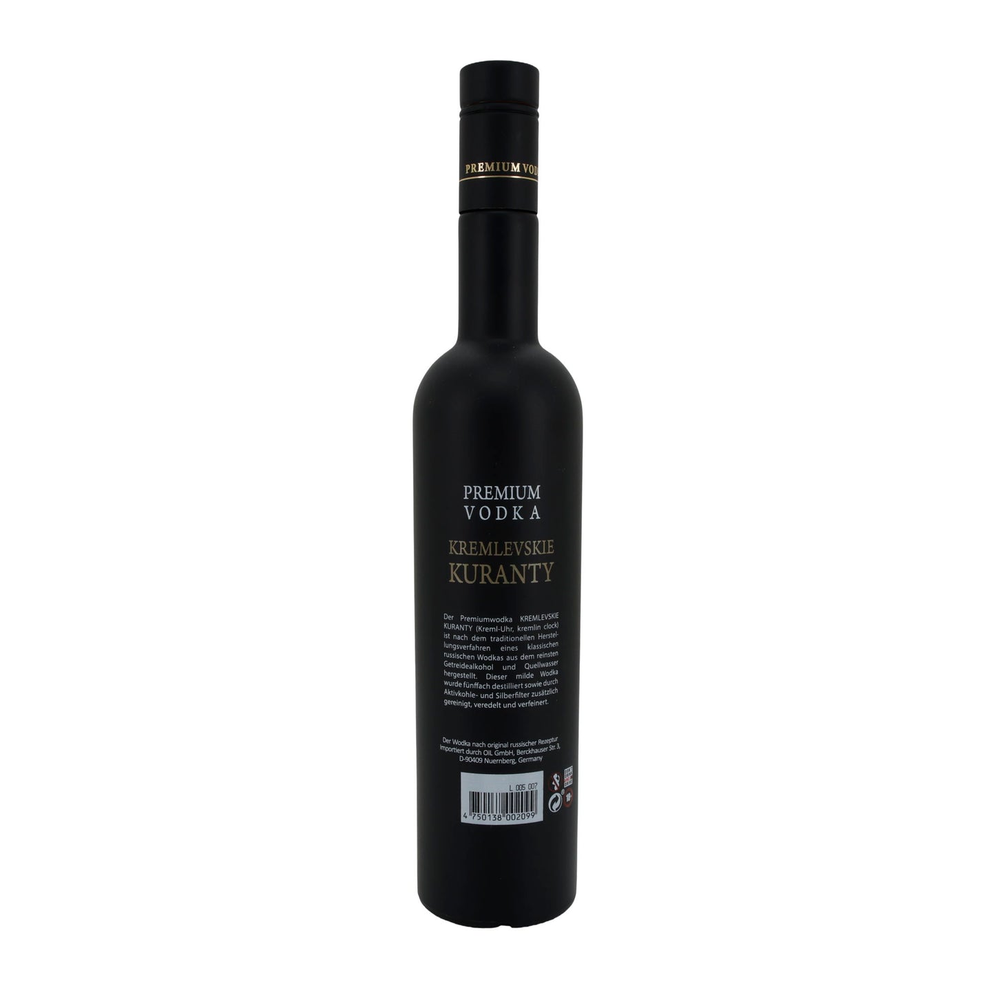 Kremlevskie Kuranty | Premium Votka | %40 hacim | 0,7 l
