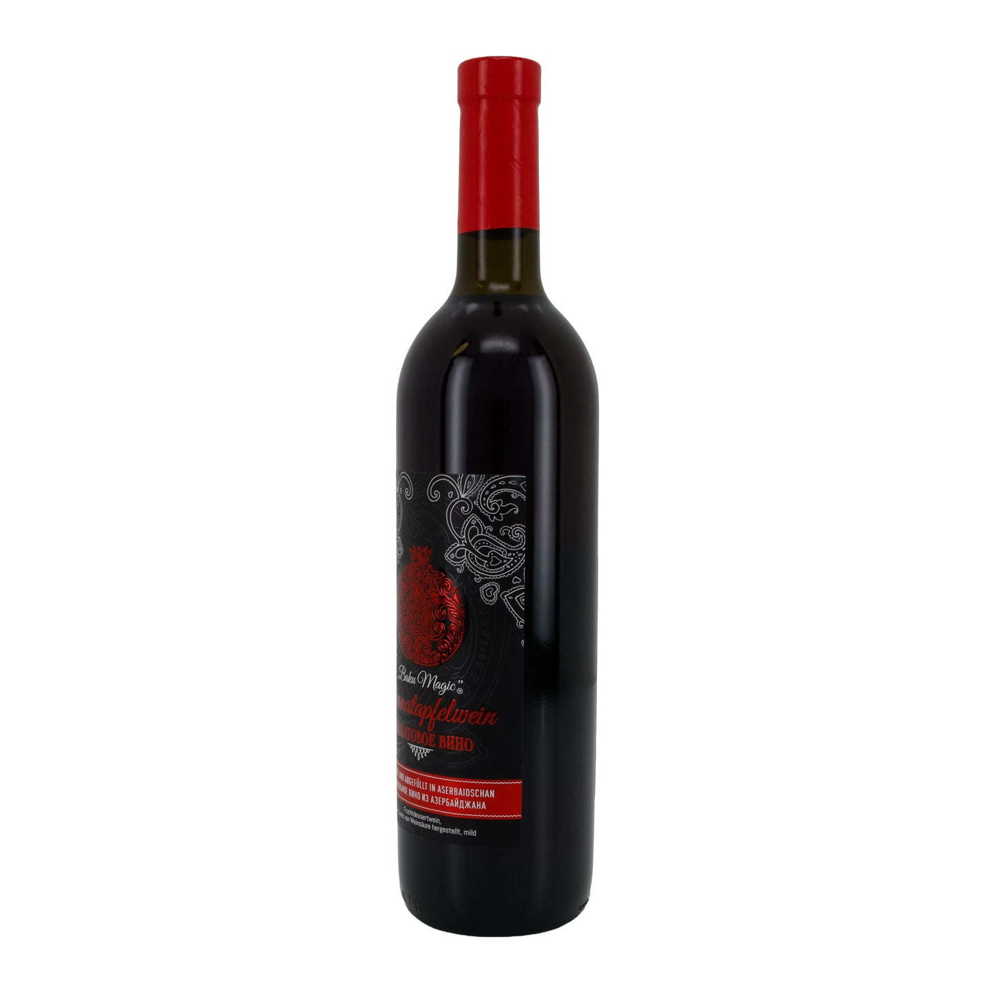 Granaatappelwijn Baku Magic | Fruitwijn | uit Azerbeidzjan | 0,75 l fles (rode capsule)