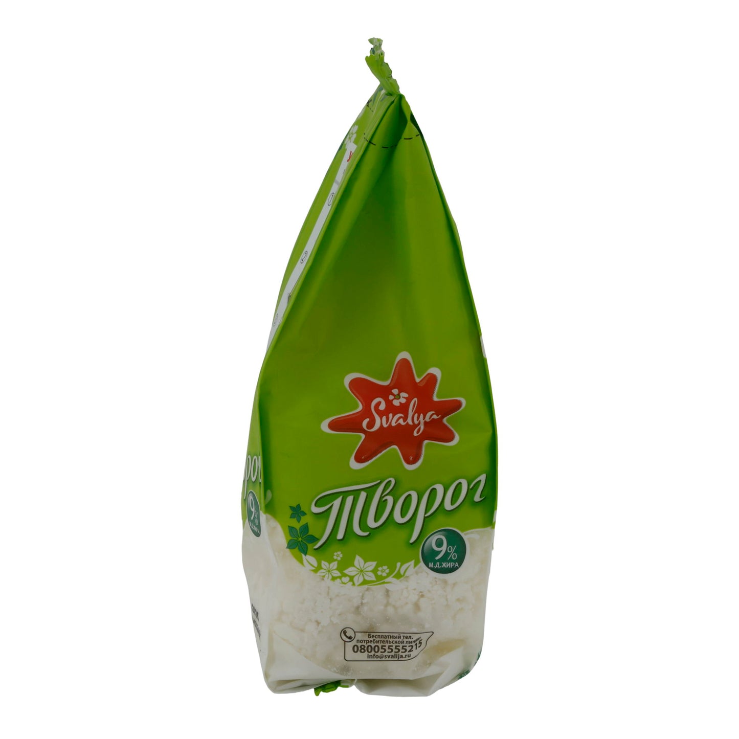 Formaggio fresco Svalya Tvorog lituano | Classico granuloso | 9 % grassi | 450 g