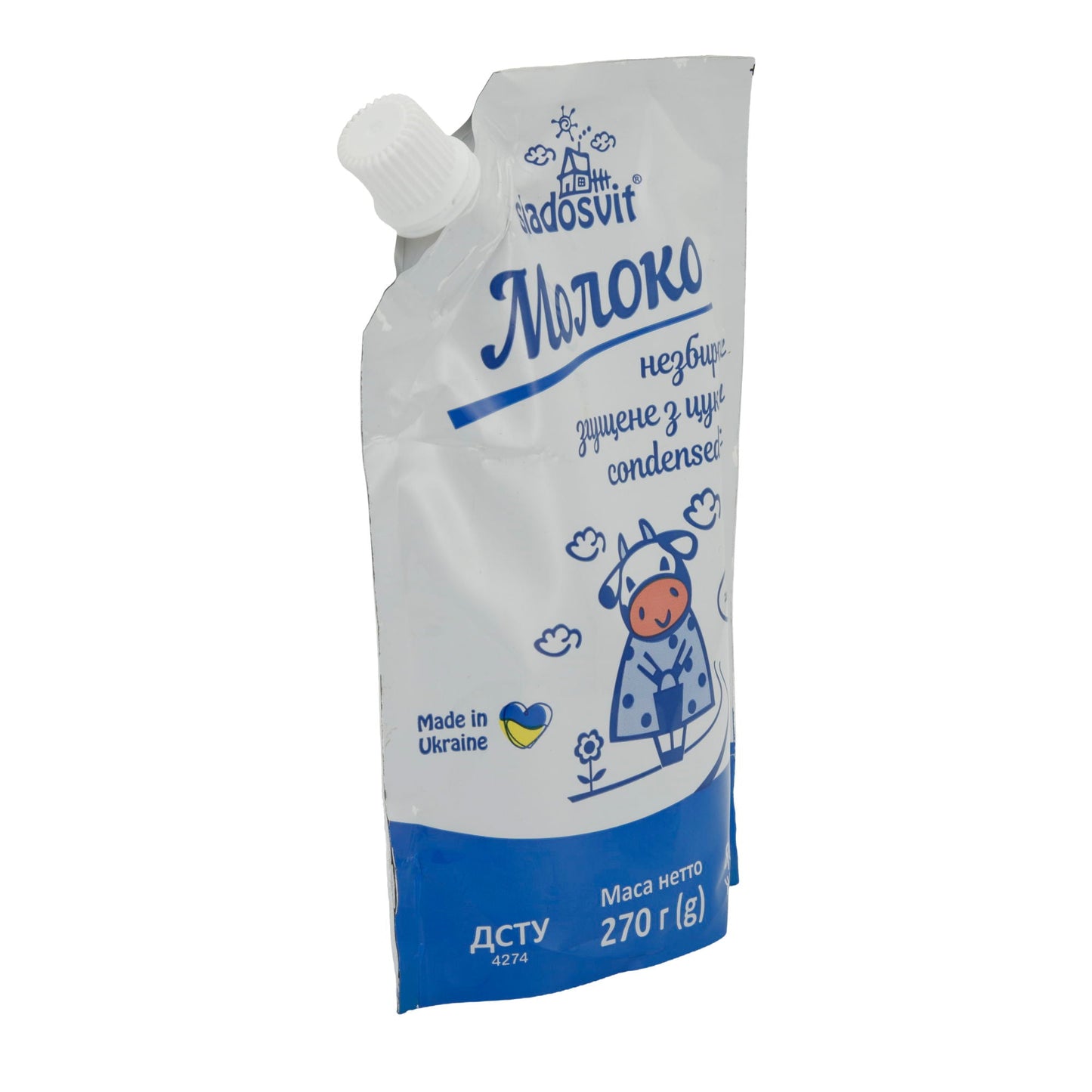 Gezuckerte Kondensmilch Sladosvit | Kondensmilch | Ideal für Desserts und Kaffee | 270 g SLADOVIST