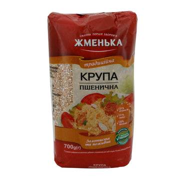 Weizengrütze Жменька | Getreide | Traditionelle Qualität aus der Ukraine | 700 g | KRUPA