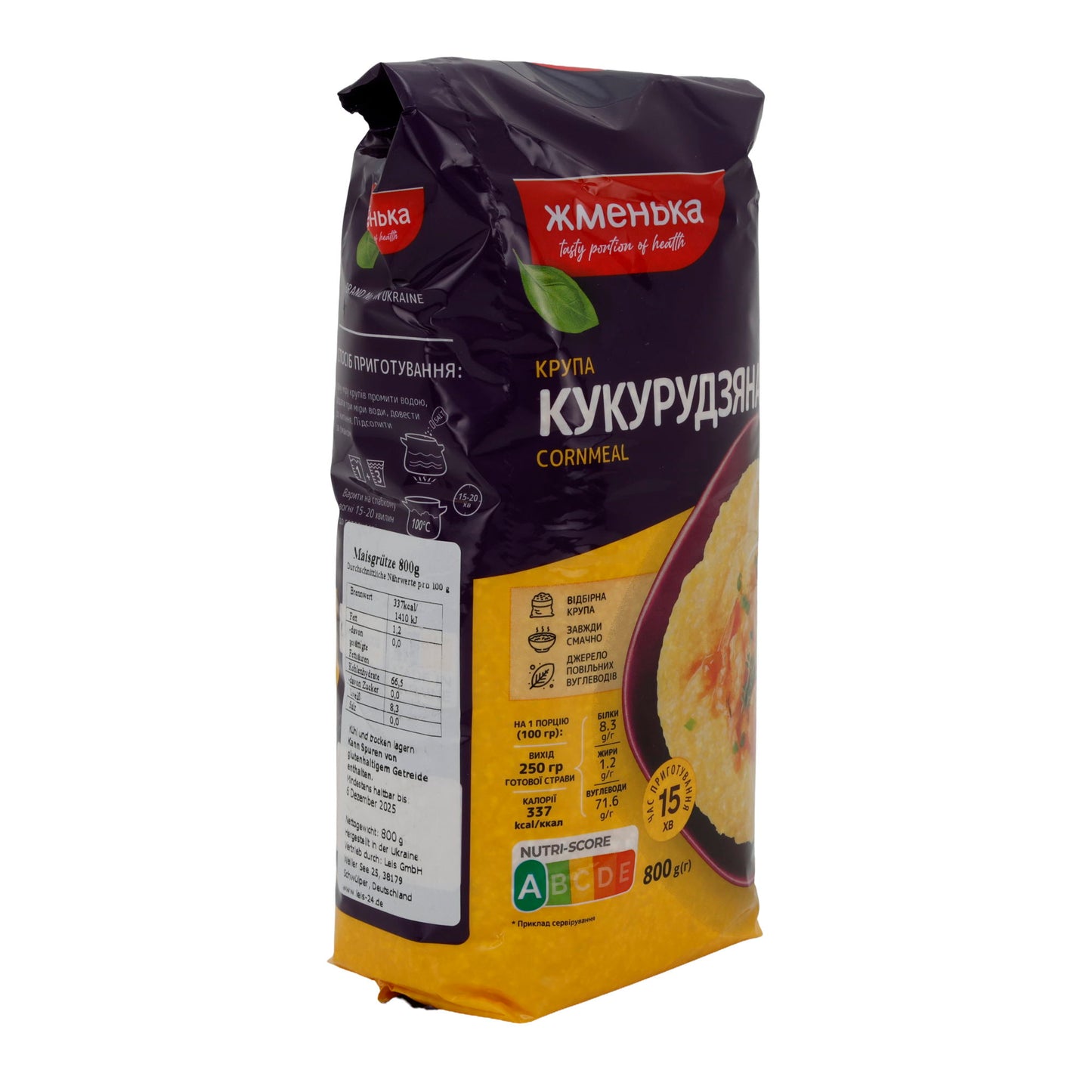 Maïsgriesmeel | Aromatisch en hoogwaardig | Voor veelzijdige en gezonde gerechten | 800 g