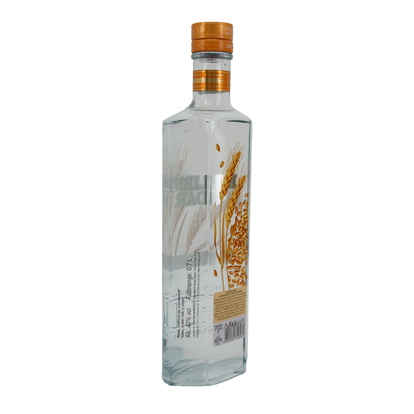 Hlibny Dar | Ukrainischer Wodka | Classic | 40 % vol | 700 ml