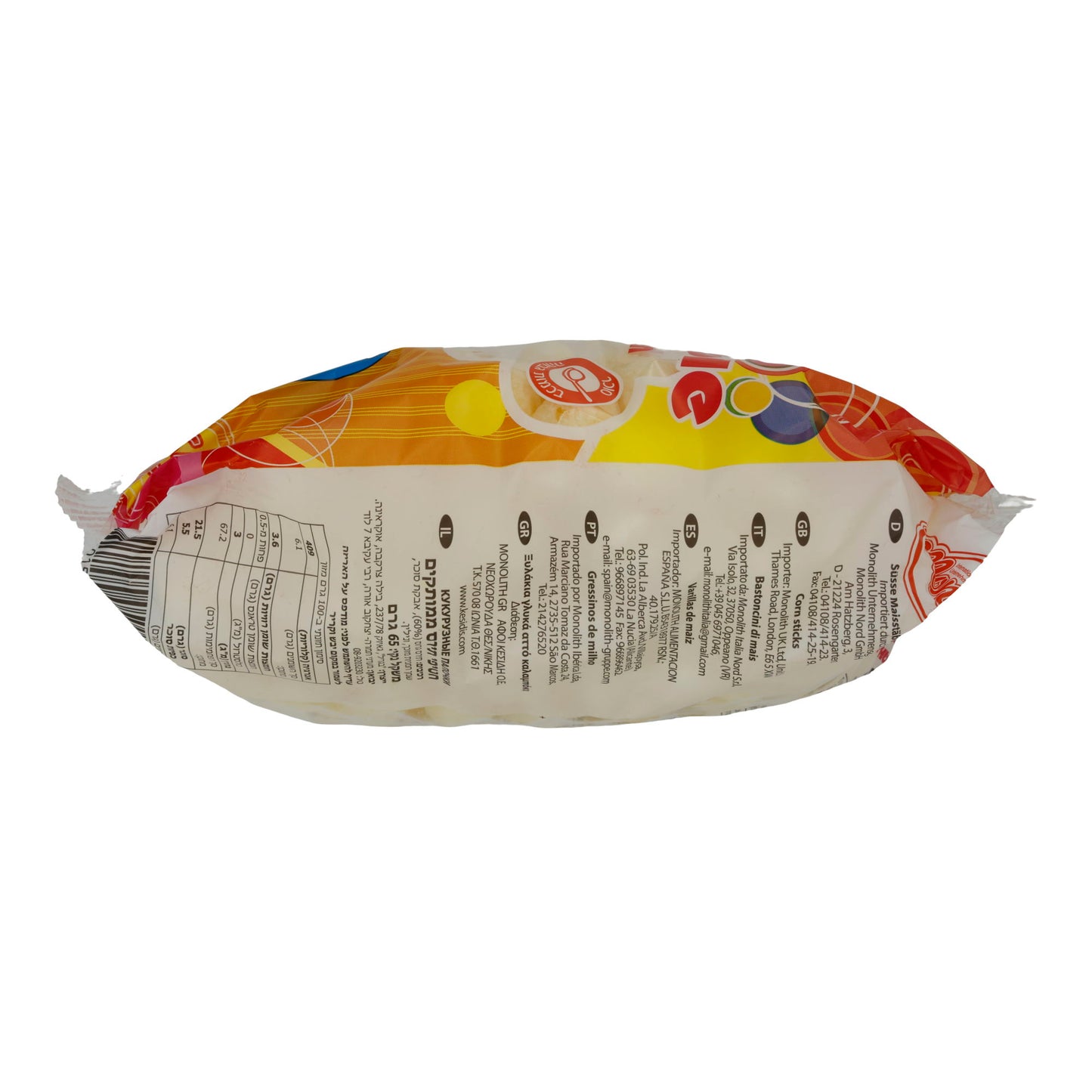 Mais-Snack Belozerkovskaya | Tatlı Mısır Çubukları | Çubuk şeklinde, tatlı | 140g